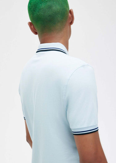 Fred Perry Polo's Twin tipped fred perry shirt - light ice