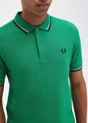 Fred Perry Polo's Twin tipped fred perry shirt - fp green