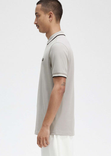 Fred Perry Polo's Twin tipped fred perry shirt - limestone ecru black