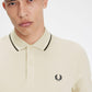 Fred Perry Polo's  Twin tipped fred perry shirt - oatmeal ecru blk 