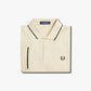Fred Perry Polo's  Twin tipped fred perry shirt - oatmeal ecru blk 