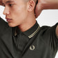 Fred Perry Polo's  Twin tipped fred perry shirt - field green oatmeal 