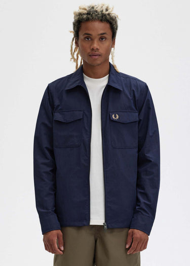 Fred Perry Overshirts A Zip overshirt - navy