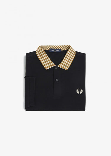 Fred Perry Polo's Collar detail polo shirt - black