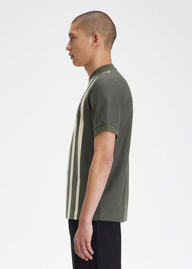 Fred Perry T-shirts Gradient stripe t-shirt - field green