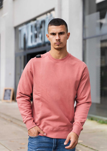 MA.Strum Truien Core crew sweat - brick dust