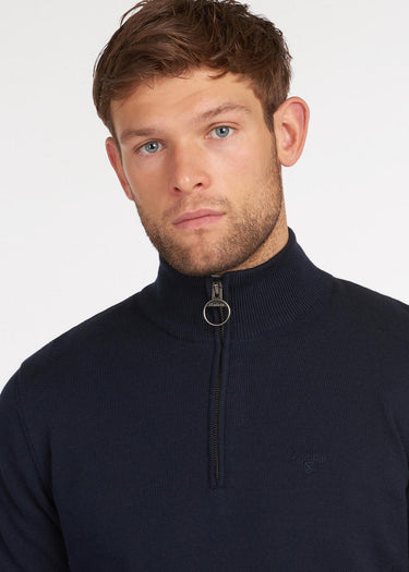 Barbour Truien Cotton half zip - navy