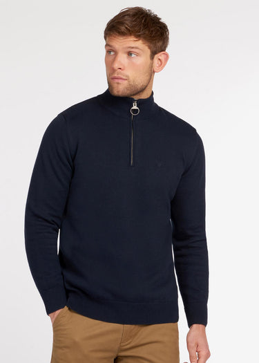 Barbour Truien Cotton half zip - navy