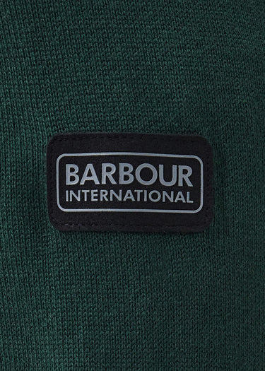 Barbour International Truien Cotton half zip knit - pine grove
