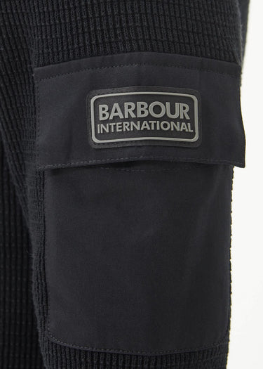 Barbour International Truien Texture crew - black