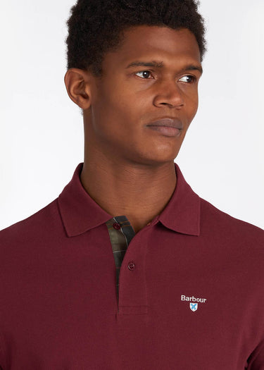 Barbour Polo's Barbour tartan pique polo - ruby
