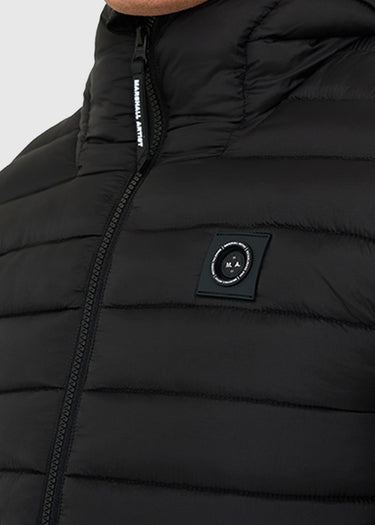 Marshall Artist Jassen Cascade bubble jacket - black
