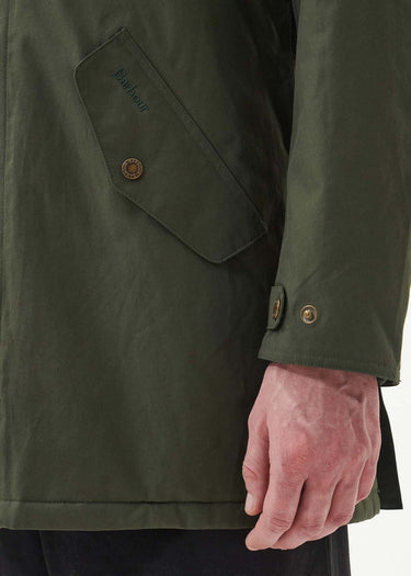 Barbour Jassen Chelsea mac jacket - olive forest mist