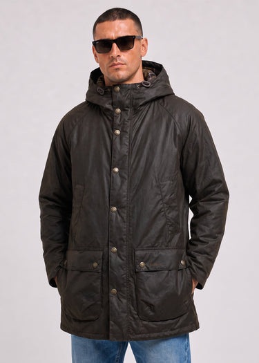 Barbour Jassen Barbour bedale wax parka - olive