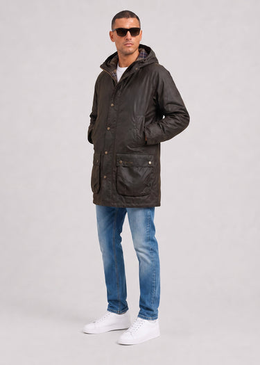 Barbour Jassen Barbour bedale wax parka - olive