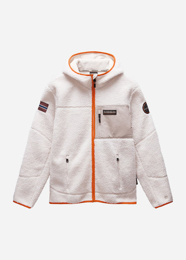 Napapijri Jassen Yupik full zip hoodie - whitecap gray