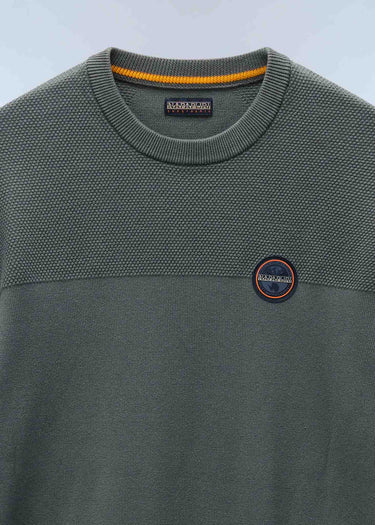 Napapijri Truien Derri crewneck sweater - green urban