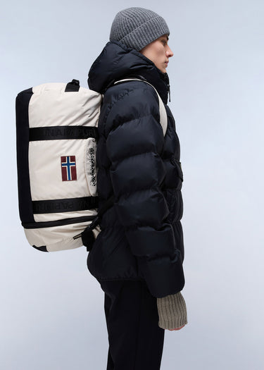 Napapijri Tassen Bering travelbag - beige silver