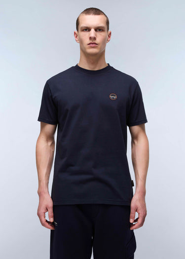 Napapijri T-shirts Badge t-shirt - blue marine