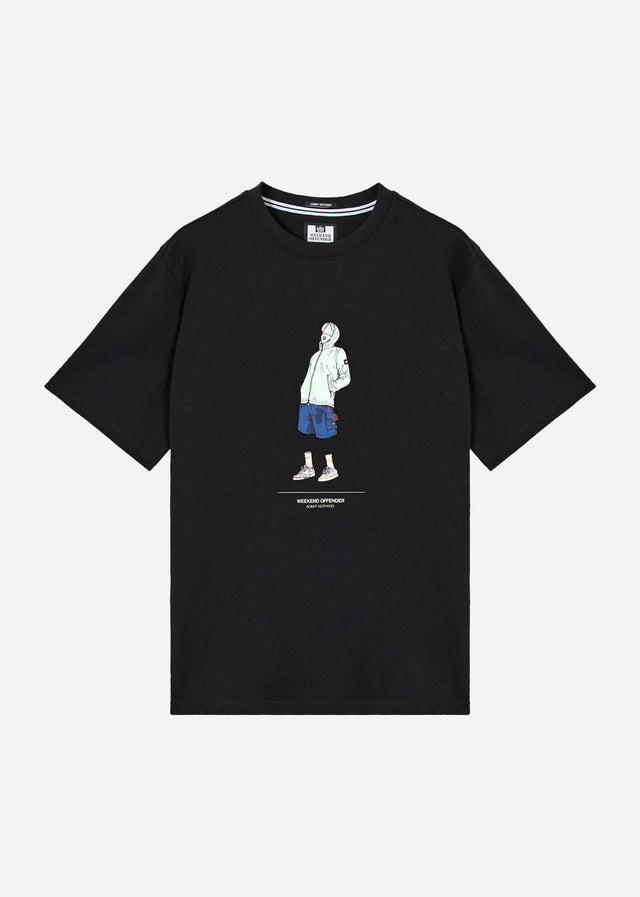 Weekend Offender T-Shirts Drarga - black