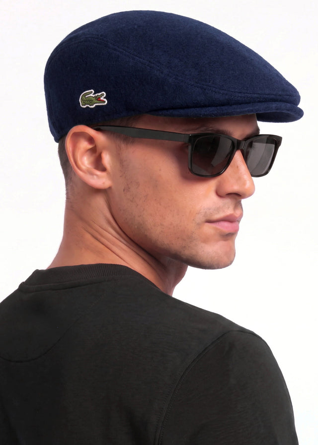 Lacoste Caps Flat Cap - navy blue