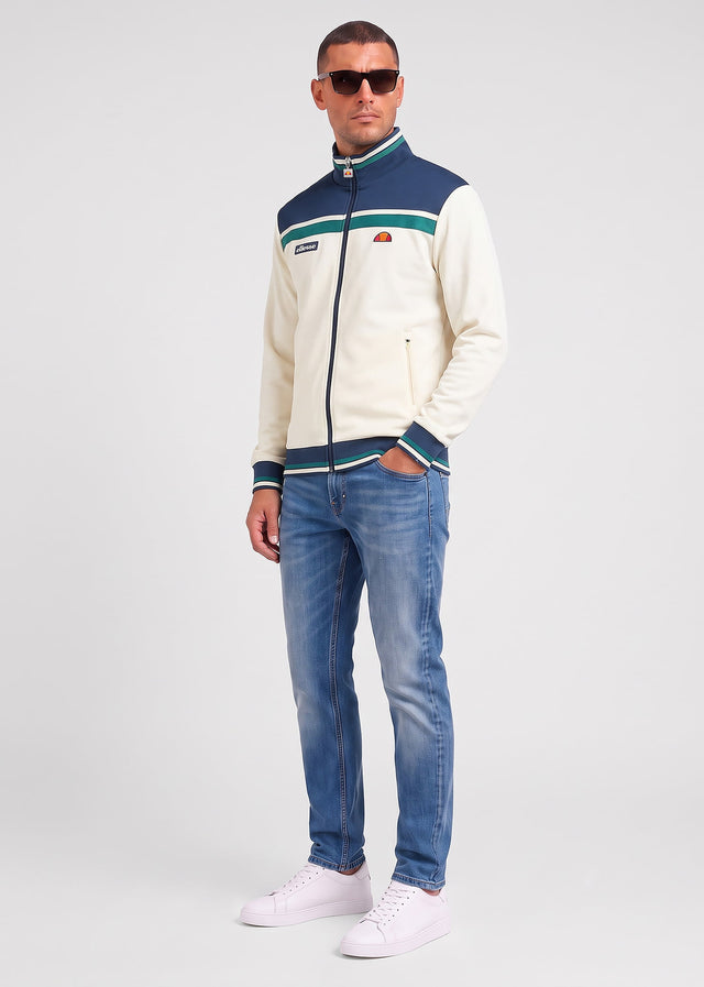 Ellesse Vesten Vignola track top - ecru/navy