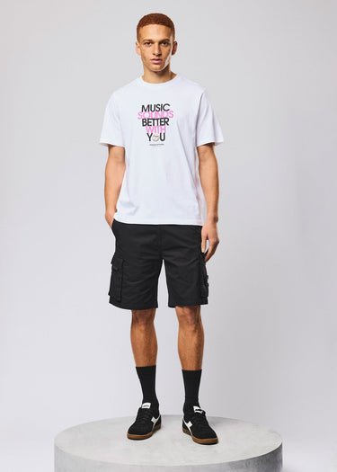 Weekend Offender Korte Broeken Mascia cargo short - black