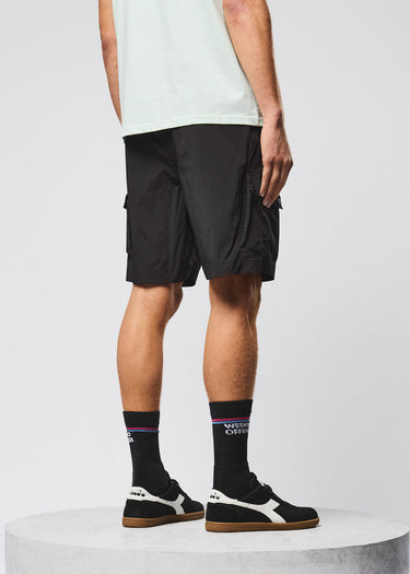 Weekend Offender Korte Broeken Baraki travel stretch cargo - black