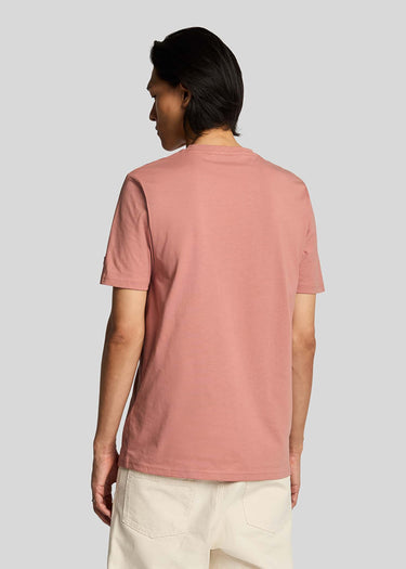 Lyle & Scott T-shirts Embroidered t-shirt - ash red jet black
