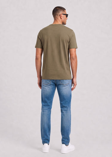 Lyle & Scott T-shirts Plain t-shirt - khaki ash