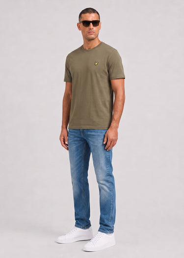 Lyle & Scott T-shirts Plain t-shirt - khaki ash