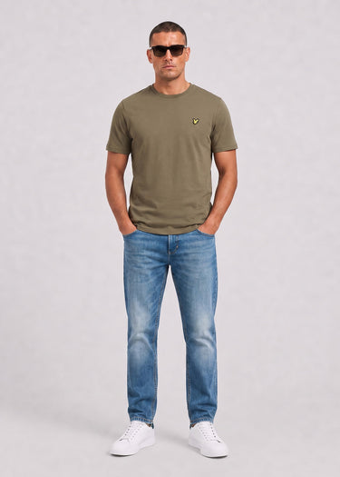 Lyle & Scott T-shirts Plain t-shirt - khaki ash