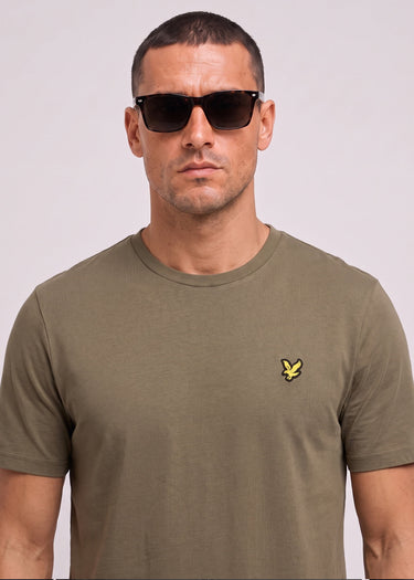 Lyle & Scott T-shirts Plain t-shirt - khaki ash