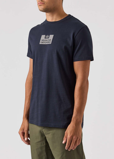 Weekend Offender T-shirts Dygas - navy house check