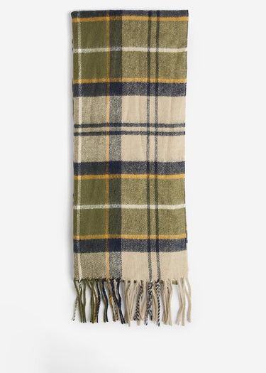 Barbour Sjaals Yaxley tartan scarf - forest mist tartan