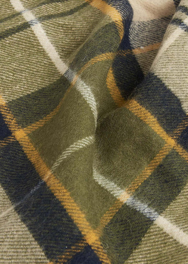 Barbour Sjaals Yaxley tartan scarf - forest mist tartan