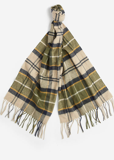 Barbour Sjaals Yaxley tartan scarf - forest mist tartan