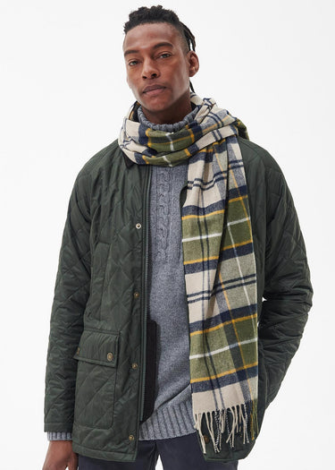 Barbour Sjaals Yaxley tartan scarf - forest mist tartan