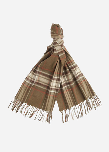 Barbour Sjaals Torridon highland plai - olive warm ginger