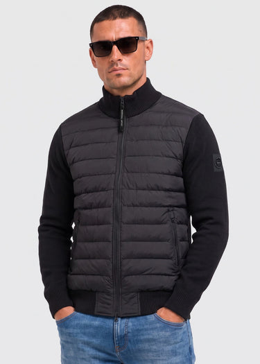 Marshall Artist Vesten Aldgate hybrid knit - black