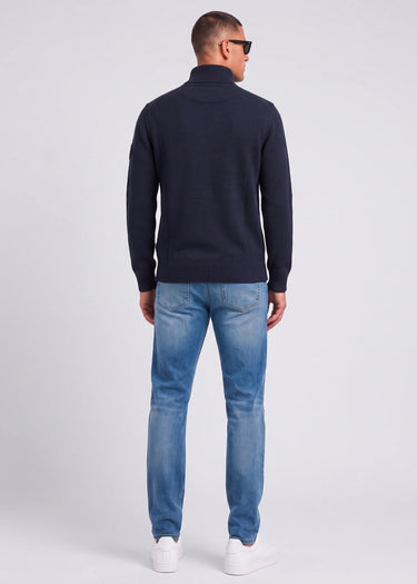 Marshall Artist Vesten Aldgate hybrid knit - navy