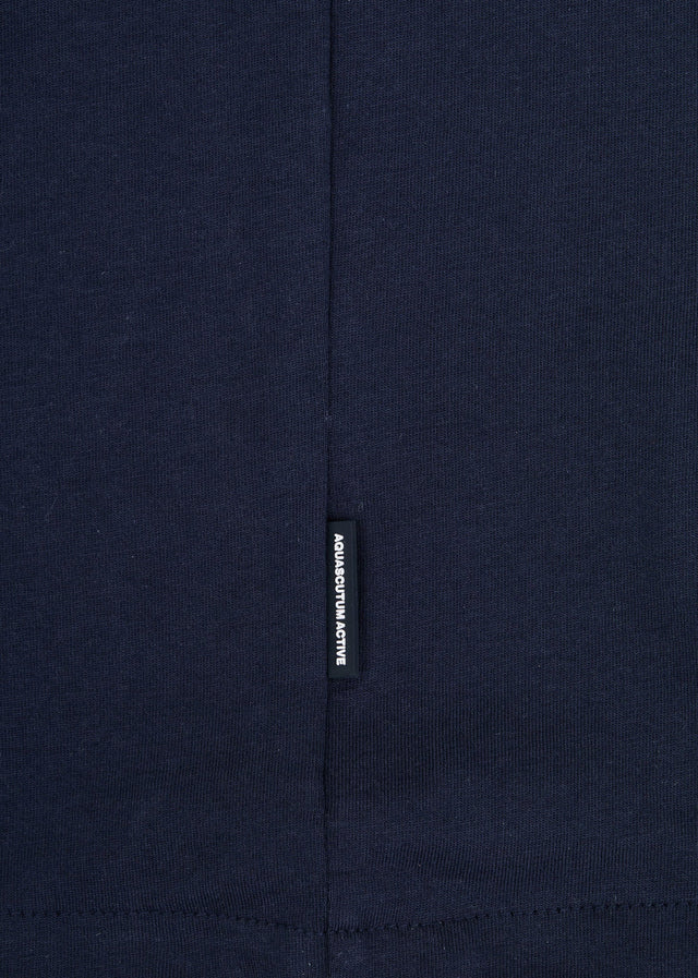 Aquascutum T-Shirts Tech pocket t-shirt - navy