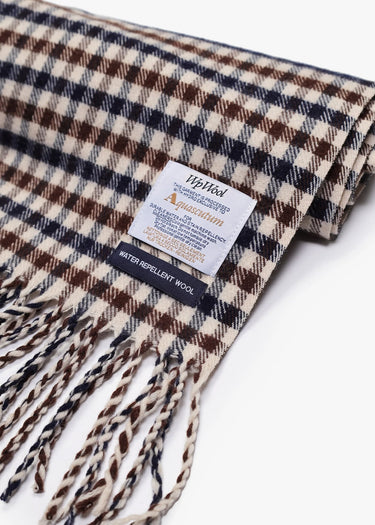 Aquascutum Sjaals Wool icon scarf - original club check