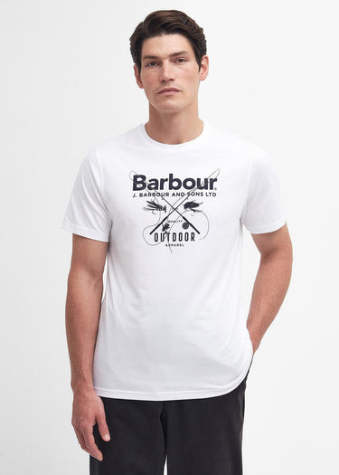 Barbour T-shirts Fly tee - white