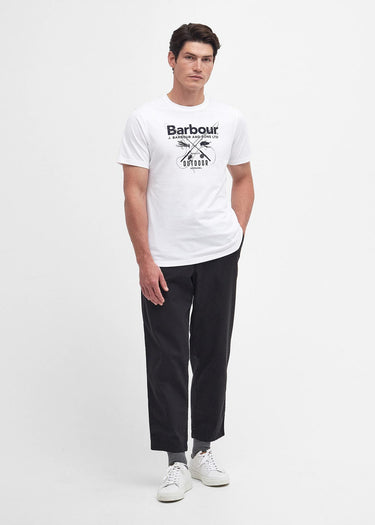 Barbour T-shirts Fly tee - white