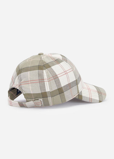 Barbour Petten Tartan sports cap - glenmore olive
