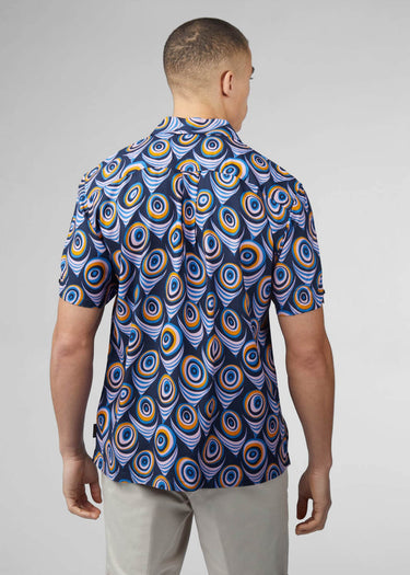 Ben Sherman Overhemden Psychadelic print - violet