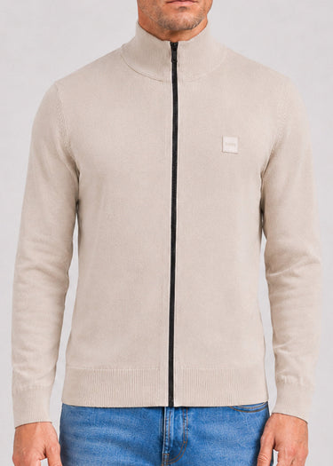 Hugo Boss Truien Kanozip s - light beige