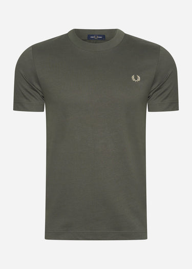 Fred Perry T-shirts Warped graphic t-shirt - field green