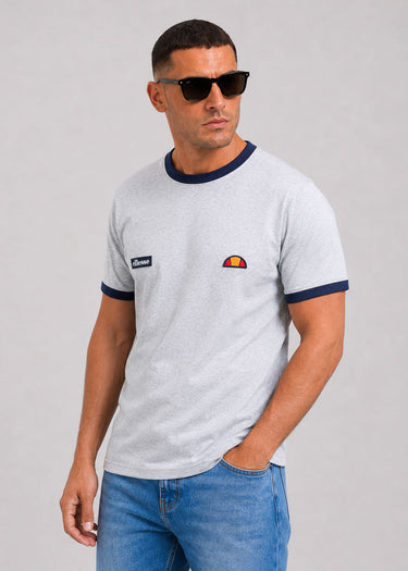 Ellesse T-Shirts Ringetto tee - light grey marl